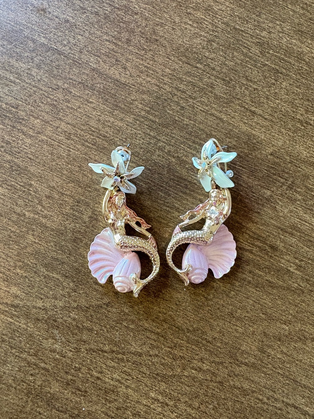 Mermaid Betsey Johnson earrings